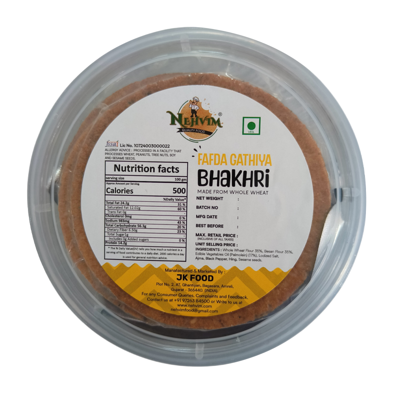 FAFDA GATHIYA BHAKHRI 180g