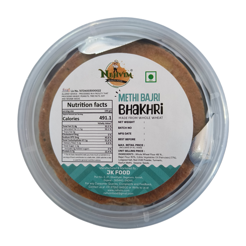METHI BAJRI BHAKHRI 180g